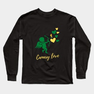 Cupid Canary Love Norfolk Long Sleeve T-Shirt